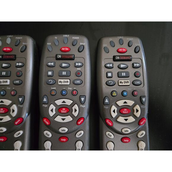 XFINITY Comcast Custom DVR 3 Device Universal Remote-Lot of 4 Remotes-Used - Picture 3 of 7
